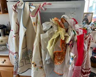 Vintage hand made aprons