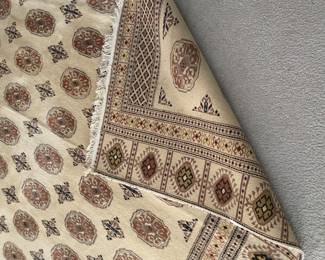 $575 Bokhara handmade from Pakistan  Wool rug 9’7”x 8’3”