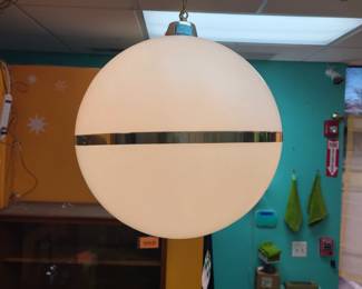 space age hanging light