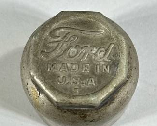 VINTAGE FORD ENGINE CAP | Threaded cap from vintage Ford vehicle