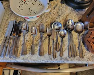 Mid Century, Vintage silverware set.