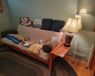 Some very nice crocheted blankets. 