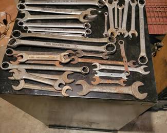 Wrenches, some craftsman and some antique. 