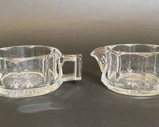 Stacking Creamer And Sugar Bowl
