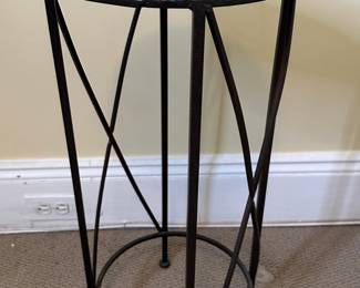 Round Metal Side Table
