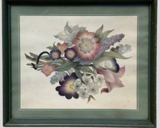 Floral Bouquet Watercolor Print
