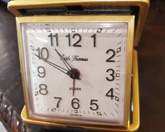 Vintage Seth Thomas travel alarm clock 