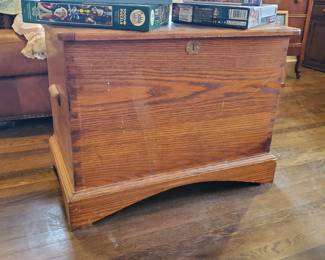 Handmade "one of a kind" dovetailed oak chests