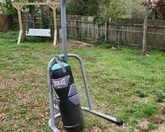 Everlast boxing heavy bag stand & bag