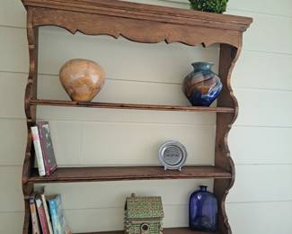 Antique Pine Wall Shelf