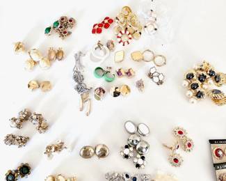 Costume Jewelry - Clip on Earrings - Not stored onsite