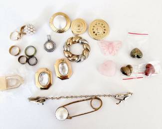 Costume Jewelry - Scarf clips and other misc  - Not stored onsite