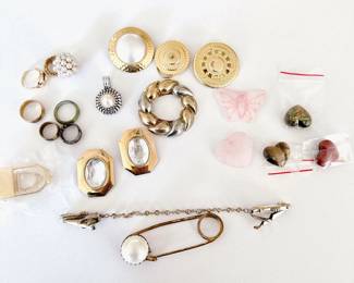 Costume Jewelry - Scarf clips and other misc - Not stored onsite