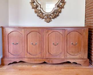 VINTAGE LARGE BUFFET - CREDENZA - FOUR CABINETS