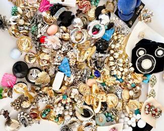 Costume Jewelry - Clip On Earrings - Not stored onsite