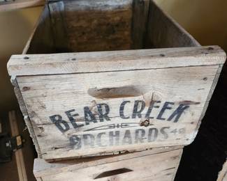 Many Orchard Wood Crates