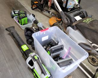 EGO mower, blower, trimmer