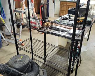 Various shelving units