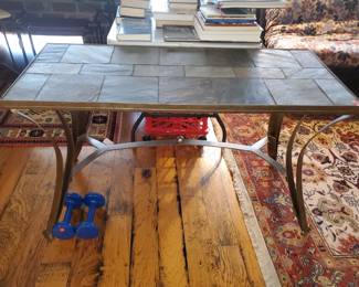 Slate top Sofa Table