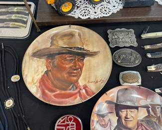 John Wayne plates 