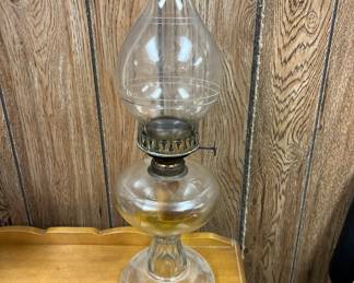 Antique oil lamp