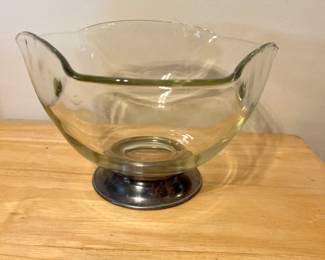 Mid-century, modern glass bowl