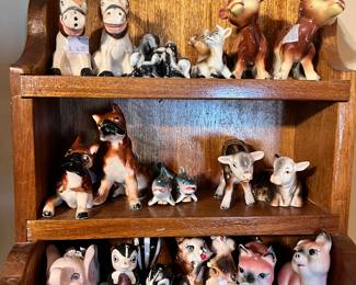Large assortment of unique salt and pepper shakers