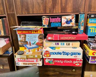 LARGE assortment of games and puzzles