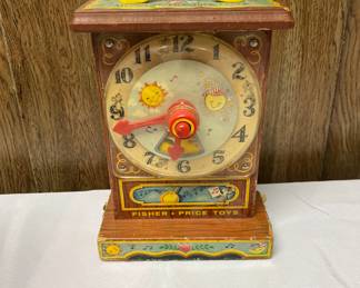 Vintage Fisher Price wind up clock
