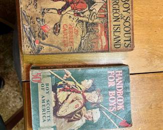 Vintage Boy Scout books