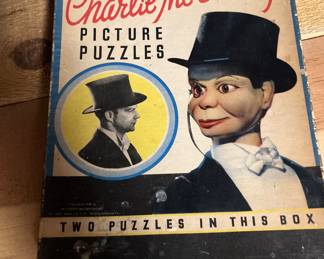 1938, CHARLIE McCARTHY, "PICTURE PUZZLES"  (Scarce / Vintage)