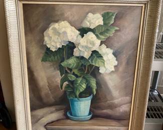 Nina Kickbusch Griffin oil and watercolor paintings. Nina Griffin was a relative of our clients.