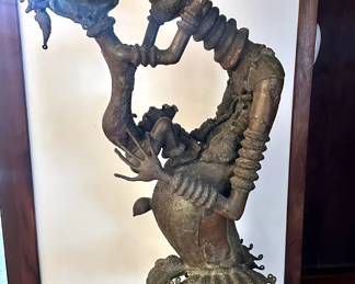 Vintage African 6 Foot Tall Bronze Sculpture, Mother Earth From The Republic Of Camaroon
Lot #: 10