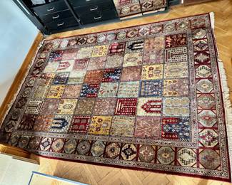 Bachtiari Persian Style Area Rug Approximately 7.5 By 10.5, Belgiium
Lot #: 91