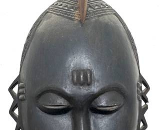 VIntage Baule Yaure Wood Mask From Ivory Coast, Africa
Lot #: 125