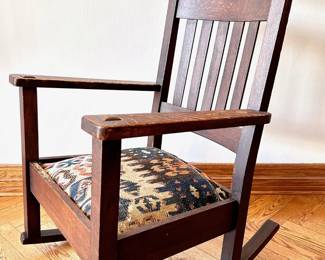 Vintage Stickley Bros Quaint Furniture Rocking Chair, Grand Rapids
Lot #: 5