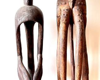 2 Antique African Carved Wood Sculptures
Lot #: 97