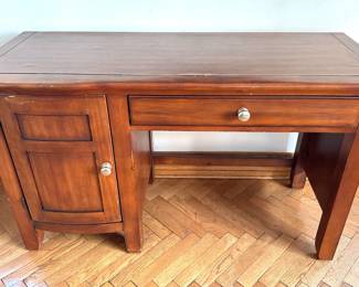 Solid Wood Desk With Keyboard Drawer
Lot #: 153