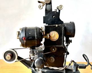 Antique 1920s Pathex Motorized Projector For 9.5 MM Film With Films, France
Lot #: 29
