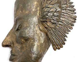Vintage Brass Sleeping Head Of Mercury Statuette
Lot #: 121