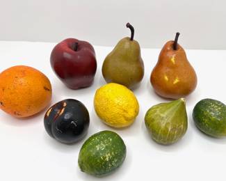 Vintage Life Size Faux Fruit (9 Pieces)
Lot #: 200