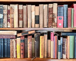 Over 50 Antique & Vintage Books Including 1905 Norroena Anglo-Saxon Classics Collection
Lot #: 77
