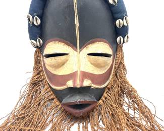 Vintage African Bearded Wood Dan Mask From Liberia
Lot #: 100