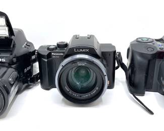 3 Digital SLR Cameras: 2 Olympus & Panasonic Lumix
Lot #: 69