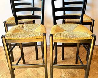4 Wood Bar Stools With Caned Seats
Lot #: 92