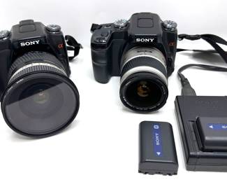 2 Sony Digital DSLR-A100 Cameras With Minolta Lens & Charger
Lot #: 72