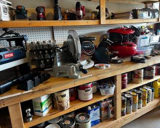 TOOLS, paints, painting supplies 