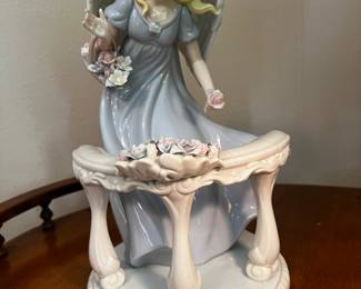 Porcelain angel figurine