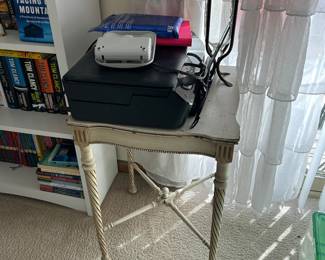Small table 
Printer 