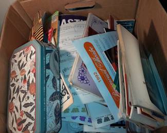 Assorted Vintage Paper Ephemera, Magazines, Postcards, Etc.